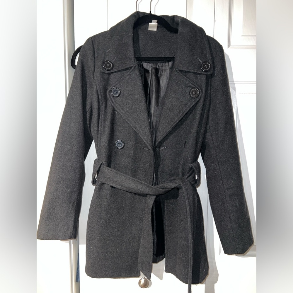 Classic Gray Trench Coat